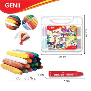 GENII Oil Pastel 36 color (Hardcase) (#0007)