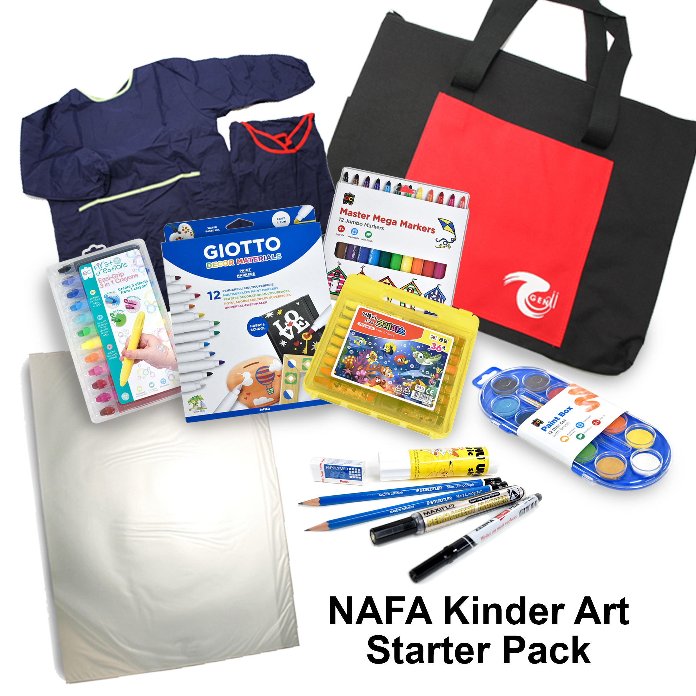 Nafa Kinder Art Starter Pack (Bag Included) (#0001) (*For New Students ...